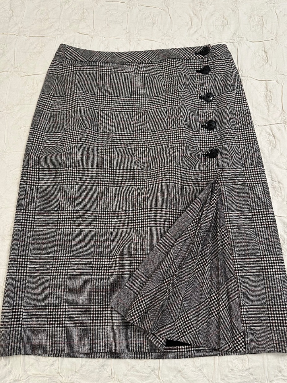 Banana Republic grey houndstooth skirt size 2